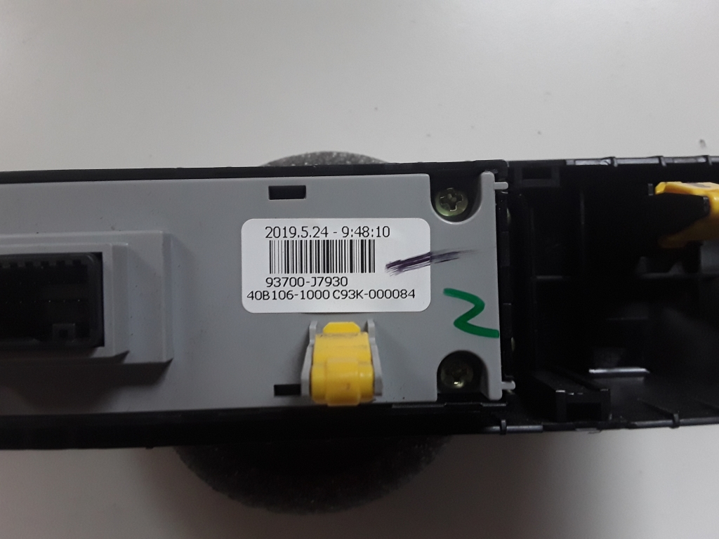 KIA Cee'd 3 generation (2018-2020) Headlight Switch Control Unit 93700J7930 22567010