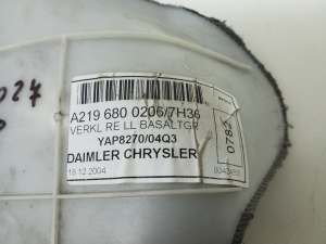 Mercedes Benz CLS-Class 219 (2004–2010) Esipiilari siseviimistlus A2196800206 - 3