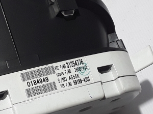 VOLVO S40 II (2004–2013) Mērinstrumentu panelis 31254776 - 2