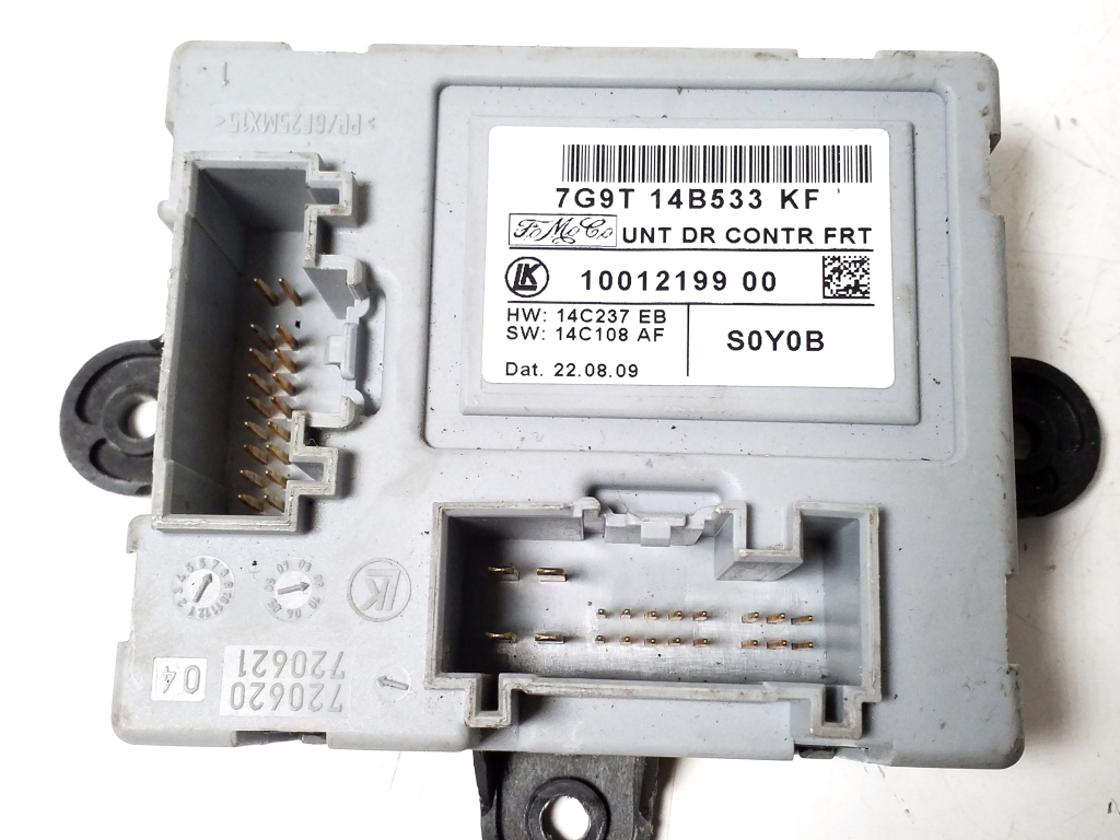 VOLVO XC60 1 generation (2008-2017) Front Right Door Control Unit 7G9T14B533KF 21943350