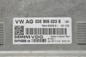 Skoda Fabia MK 2 (2007–2014) Engine control unit 03E906023B - 2