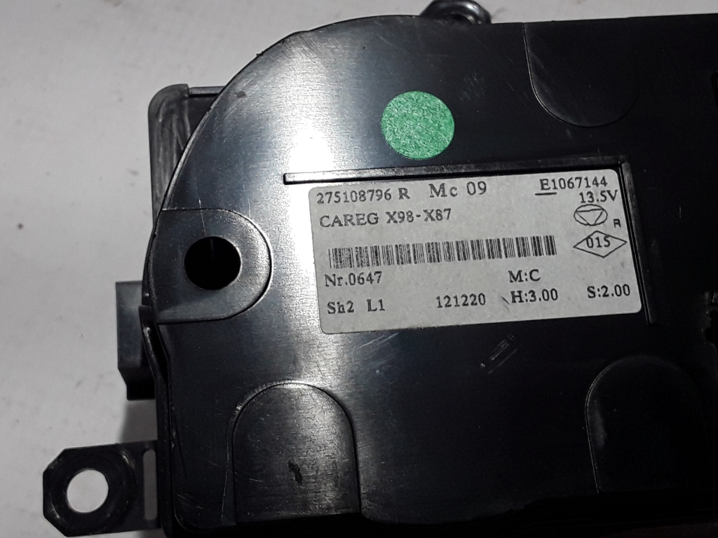 RENAULT Clio 4 generation (2012-2020) Climate  Control Unit 275108796R 22425715