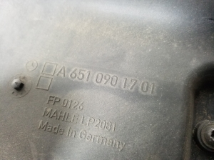 Mercedes Benz E-Class W212 (2009–2015) Luftfiltergehäuse A6510901701 - 3