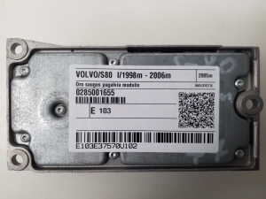 VOLVO S80 I (1998–2006) Drošības spilvenu modulis 0285001655 - 2