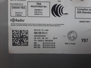 Skoda Octavia III (2013–2019) Audio, Video, Navigation 5Q0035874C - 3