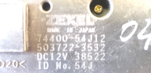 Suzuki Grand Vitara I (1998–2005) Heater control panel 74400-54J12 - 2