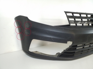 Volkswagen Caddy IV (2015–2020) Front bumper 2K5807221J - 4