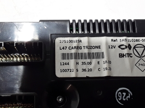 RENAULT Latitude (2010–2017) Heater control panel 275100025R - 2