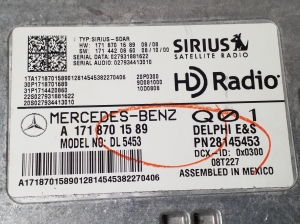 Mercedes Benz GL-Class 164 (2006–2012) Control unit A1718701589 - 2