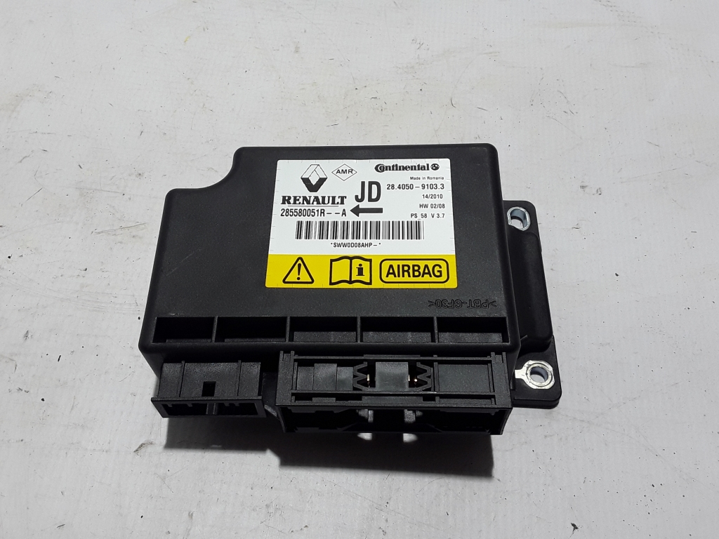 RENAULT Latitude (2010–2017) Airbagsteuergerät 285580051R RENAULT Latitude (2010–2017) Airbagsteuergerät 285580051R
