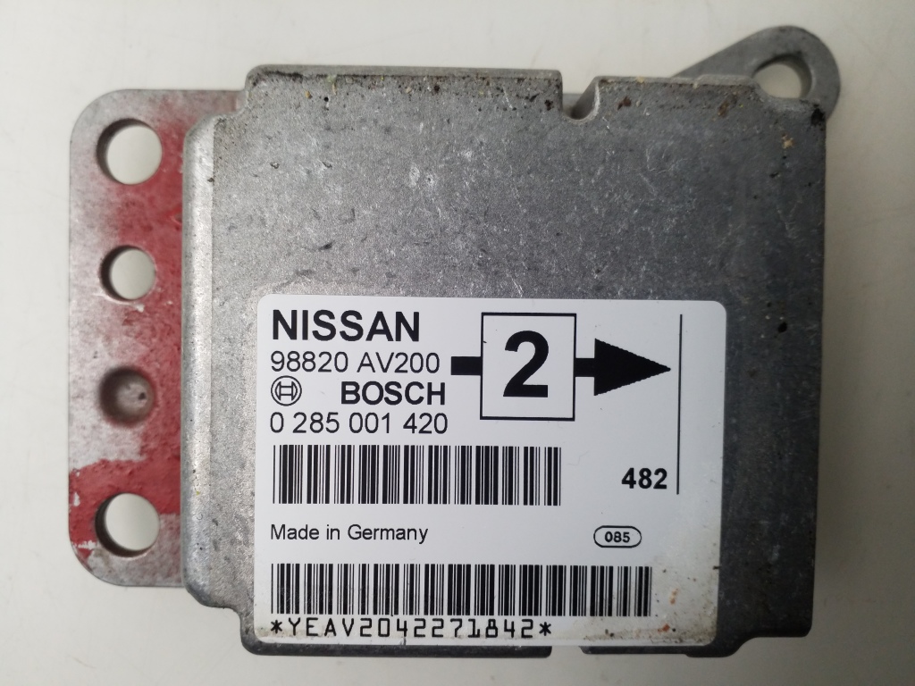 NISSAN Primera P12 (2001-2008) SRS Control Unit 98820AV200 24922411