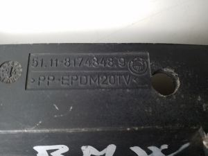 BMW 5 SERIES E39 (1995–2004) Front bumper lower grille 51118174848 - 3