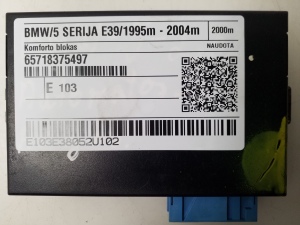 Comfort control module - 65718375497 