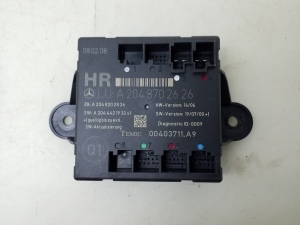   Rear side door control unit 