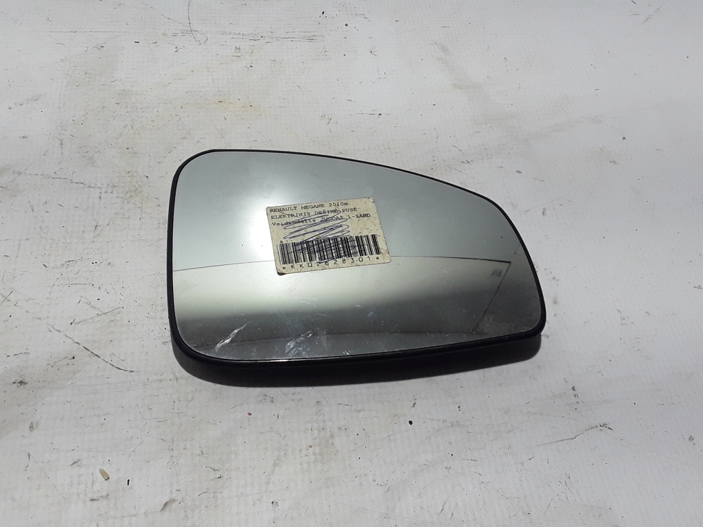 RENAULT Megane 3 generation (2008-2020) Front Right Door Mirror Glass 963650005R 22426290