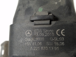Mercedes Benz CL-Class C216 (2006–2014) Signalisatsiooni sireen A2218208526 - 4