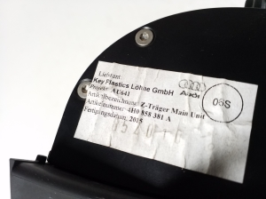 AUDI A8 D4 (2010–2017) Dashboard trim 4H0858381A - 5