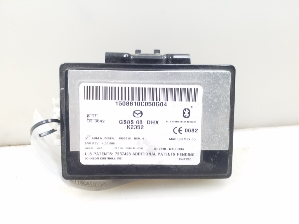 MAZDA 6 GH (2007-2013) Bluetooth Control Unit GS8S66DHX 25057090