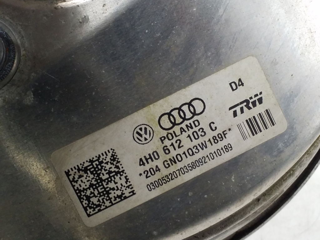 AUDI A8 D4/4H (2010-2018) Booster de servofrein 4H0612103C 21974849