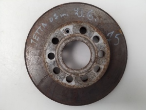 Volkswagen Jetta (2010–2017) Rear brake disc 1K0615601AC - 2