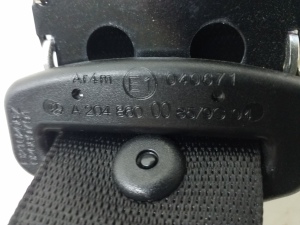 Mercedes Benz C-Class 204 (2007–2014) Tagumine turvavöö A2048600085 - 2