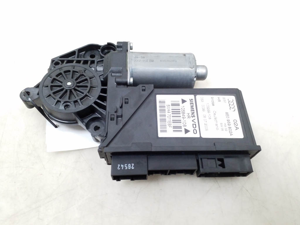 AUDI A4 B7/8E (2004-2008) Rear Right Door Window Control Motor 8E0959802A 25056074