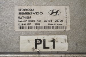 Hyundai Sonata (2004–2009) Engine control unit 3910425700 - 4
