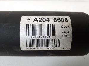 Mercedes Benz C-Class 204 (2007–2014) Kardāns A2044106606 - 3