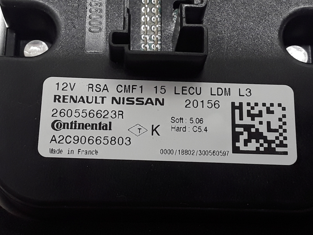 RENAULT Zoe 1 generation (2012-2023) Xenon Light Control Unit 260556623R 22426919