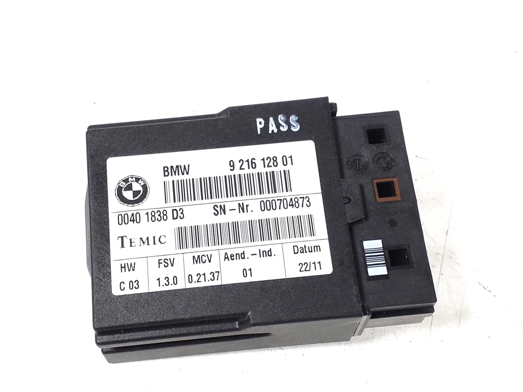 BMW 3 Series E90/E91/E92/E93 (2004-2013) Other Control Units 9216128 21976760