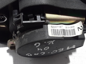 RENAULT Megane II (2002–2009) Sicherheitsgurt hinten 8200077387 - 2