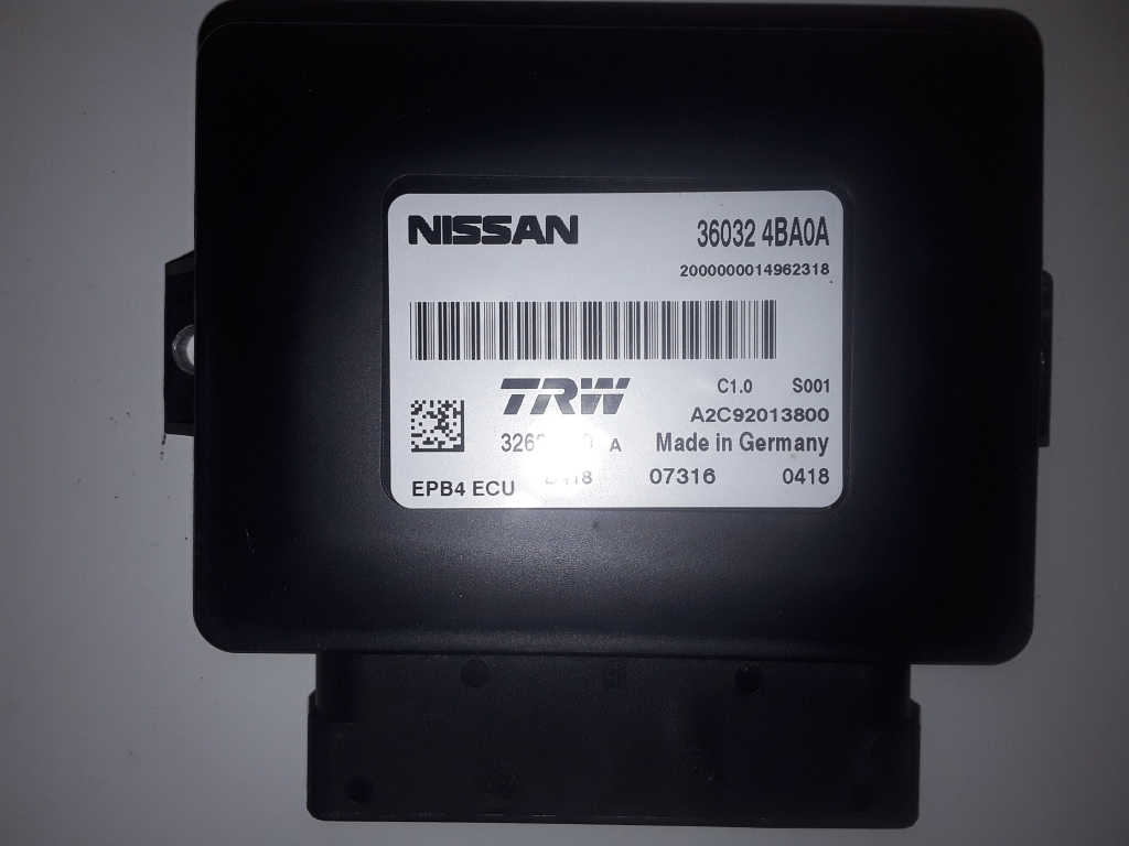 NISSAN X-Trail T32 (2013-2022) Håndbremse kontrolenhed 360324BA0A 22567157