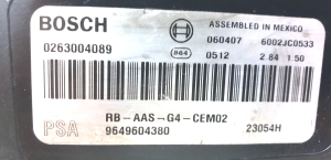 Citroen C4 (2004–2010) Parking system control unit 9649604380 - 2