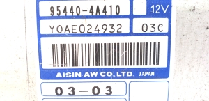 Hyundai Terracan (2004–2007) Juhtplokk 95440-4A410 - 3