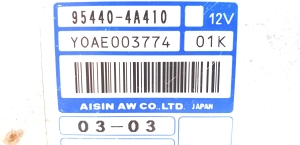 Hyundai Terracan (2004–2007) Juhtplokk 95440-4A410 - 2