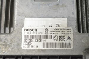 Peugeot 207 (2006–2015) Motorsteuergerät 9663755480 - 4
