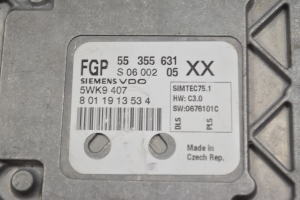 Opel Vectra C (2002–2008) Motorsteuergerät 55355631 - 3