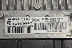 Peugeot 407 (2004–2010) Engine control unit 9655041480 - 3
