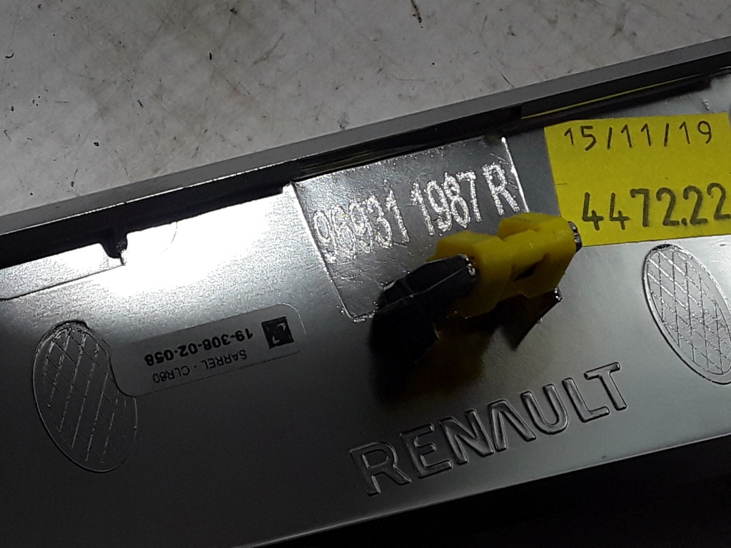 RENAULT Megane 4 generation (2016-2023) Other Interior Parts 969311987R 22427797