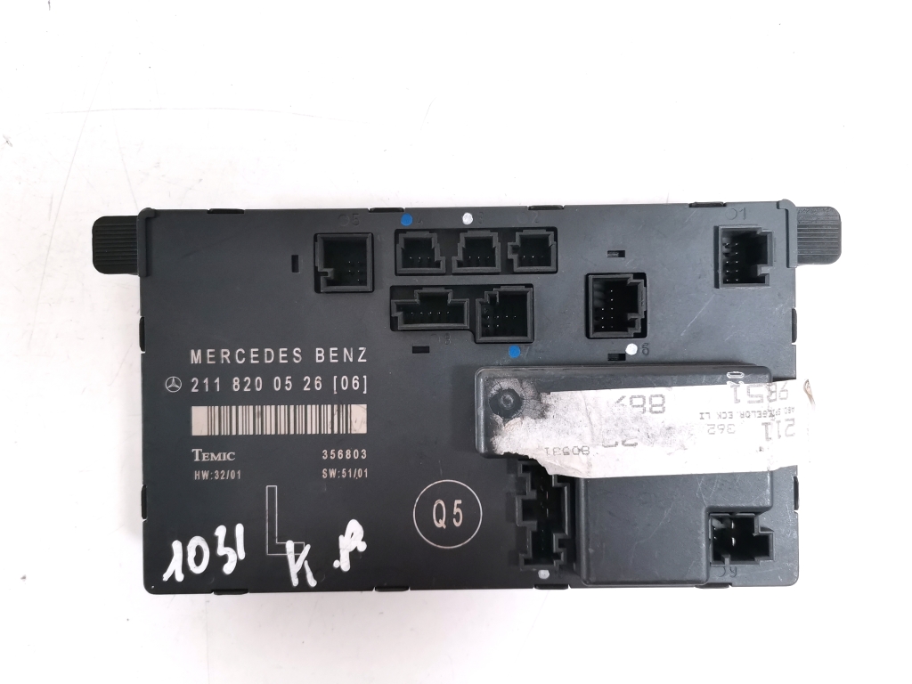 MERCEDES-BENZ E-Class W211/S211 (2002-2009) Front Left Door Control Unit A2118200526, A2118201585, A2118701126 21024855