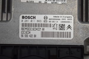 Peugeot 307 I (2000–2009) Engine control unit 9659342280 - 2