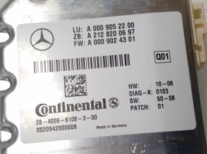 Mercedes Benz E-Class W207 (2009–2017) Videokaamera A0009052200 - 2