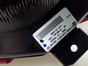 BMW i 3 I01 (2013–2026) Tail light on trunk lid 7389606 - 3