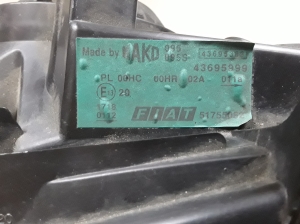FIAT Doblo (2010–2026) Scheinwerfer vorne 43695999 - 2