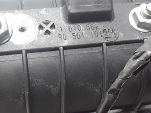 Opel Astra G (1998–2004) Kaassõitja turvapadi armatuurlauas 90561101 - 3