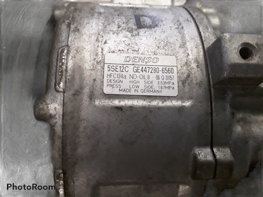 Used TOYOTA Avensis Air conditioner compressor 5SE12CGE4472806560