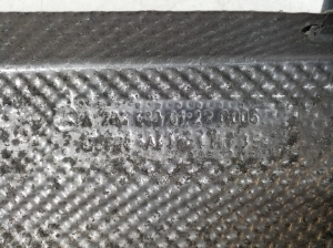 Mercedes Benz C-Class 204 (2007–2014) Hitzeschutzblech Schalldämpfer A2046800122 - 2