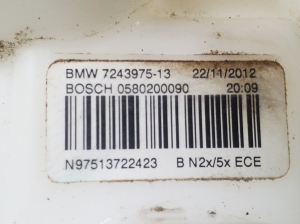 BMW 3 SERIES F30 (2011–2018) Kütusepump paagis 7243975 - 5