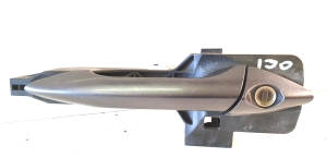 Front door external opening handle and its details