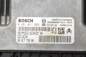 Peugeot 307 I (2000–2009) Engine control unit 9661773380 - 2